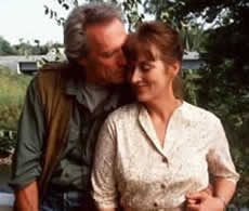 A photo of Clint Eastwood and Meryl Streep