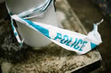 A photo of Police tape