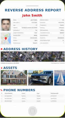 Illustration representing an address report