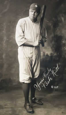 The Basesall Legend Babe Ruth