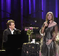 A photo of David Foster And Barbra Streisand