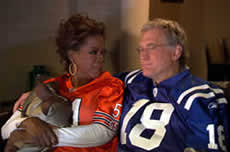 A photo of David Letterman and Oprah