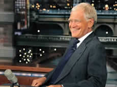 A picture of a smiling David Letterman