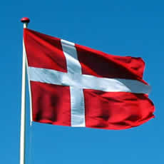 Photo flag of Denmark