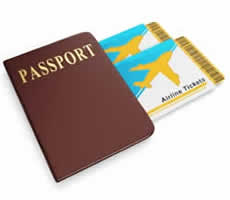 A photo of a passport