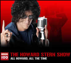 A photo of Howard Stern promotion