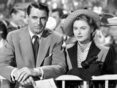The Hollywood Stars Ingrid Bergman And Cary Grant