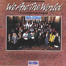 A photo of the We Are The World Album