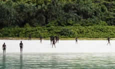 A photo of Sentinelese people