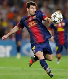 A photo of Messi