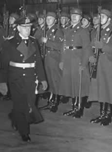 A photo of Wilhelm Canaris Inspecting Soldiers