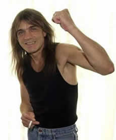 A photo of Malcolm Young