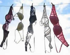 Underwear clothesline
