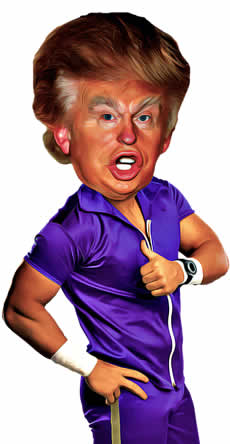 Image of a Donald Trump cartoon