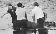 A photo of a body found in the Green River