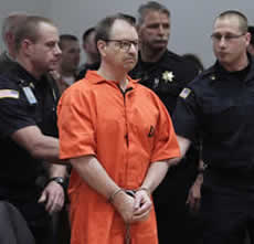 A photo of Gary Ridgway in court