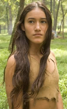 Image of Q'orianka Kilcher as Pocahontas