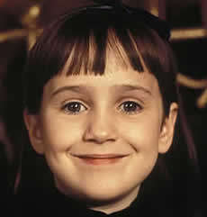 A photo of the child star Mara Wilson