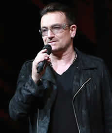A photo Bono