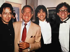 A photo of the Porcaro brothers with their father Joe