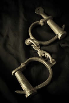 Image of citizens arrest - handcuffs