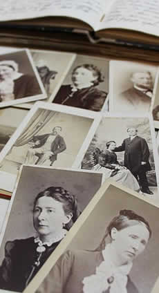 Image of old pictures of ancestors