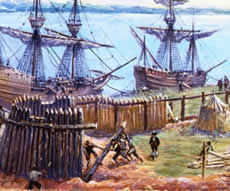 Image of the first settlement